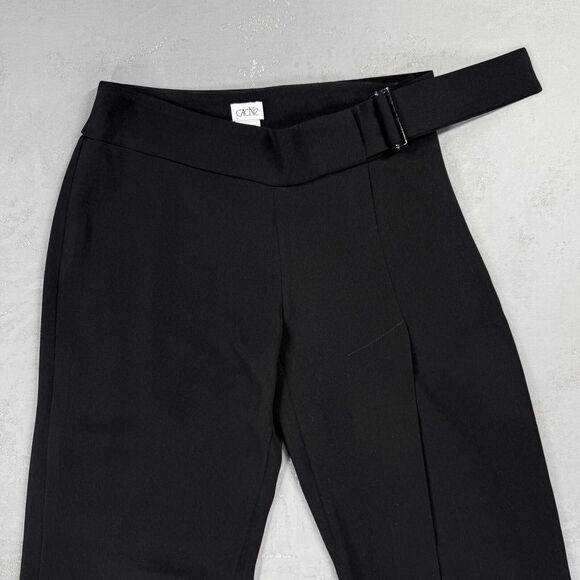 Vintage Caché Low-Rise Trousers with Slits Up Each Leg Women's 0 - Picture 2 of 5